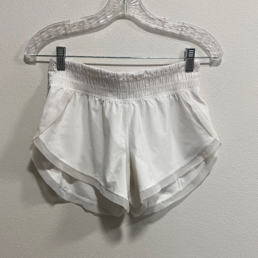 Lululemon Anew Short 4” White Size 4 Swift Light Low Rise - Picture 4 of 16